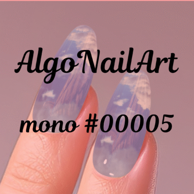 AlgoNailArt mono #00005